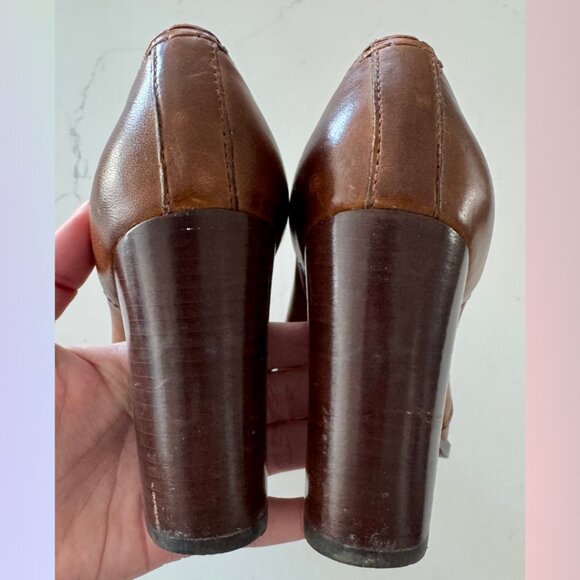 Frye Leather Heel Booties – Dark Brown, Size 7.5 - Picture 7 of 7